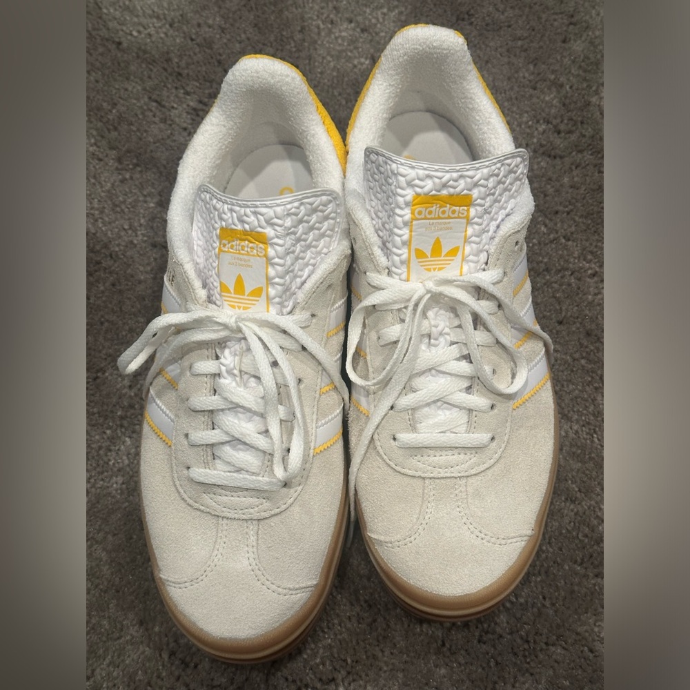 Brand New Platform Adidas Gazelles